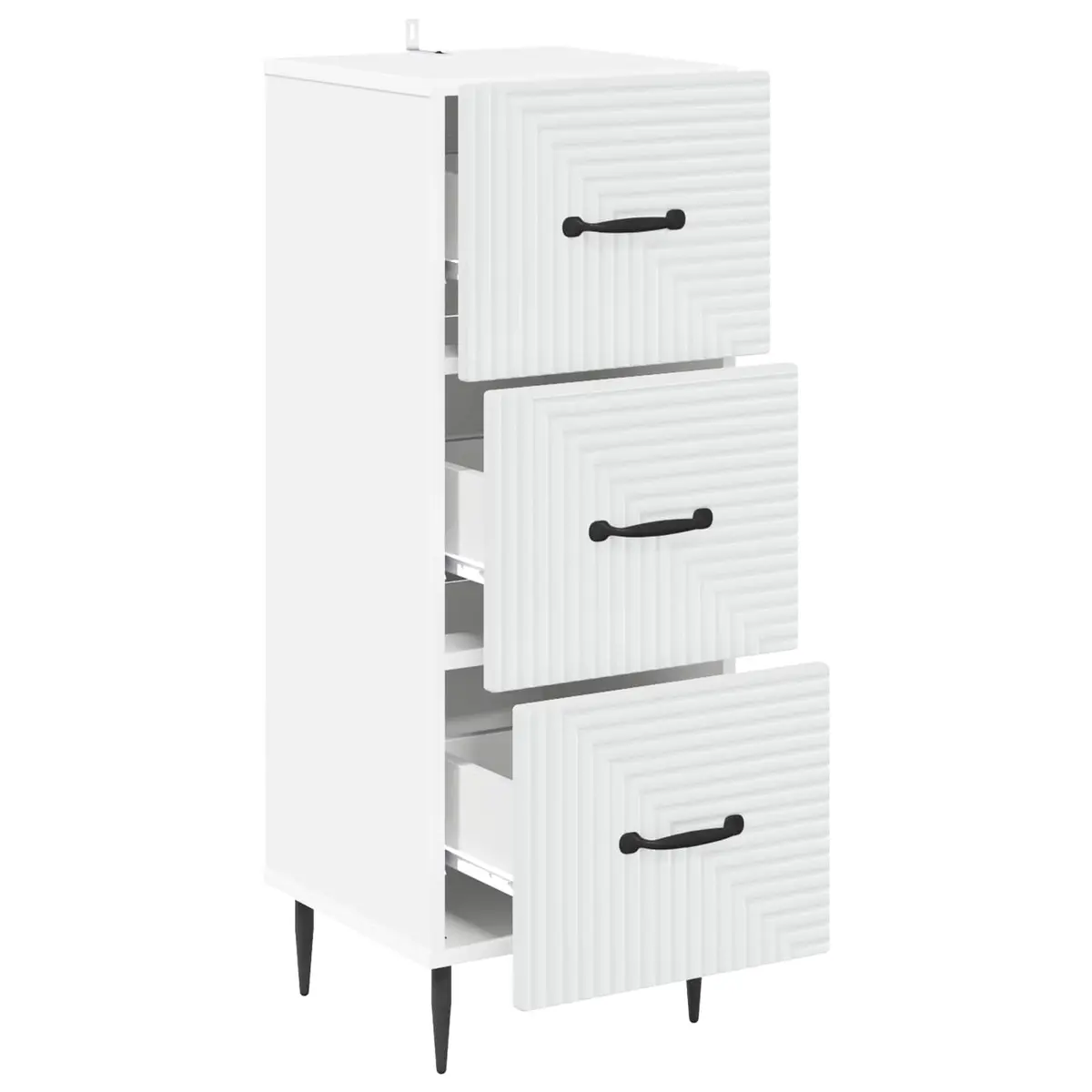 Drawer Cabinet Storage Unit 33 x 34.5 x 89.5 cm