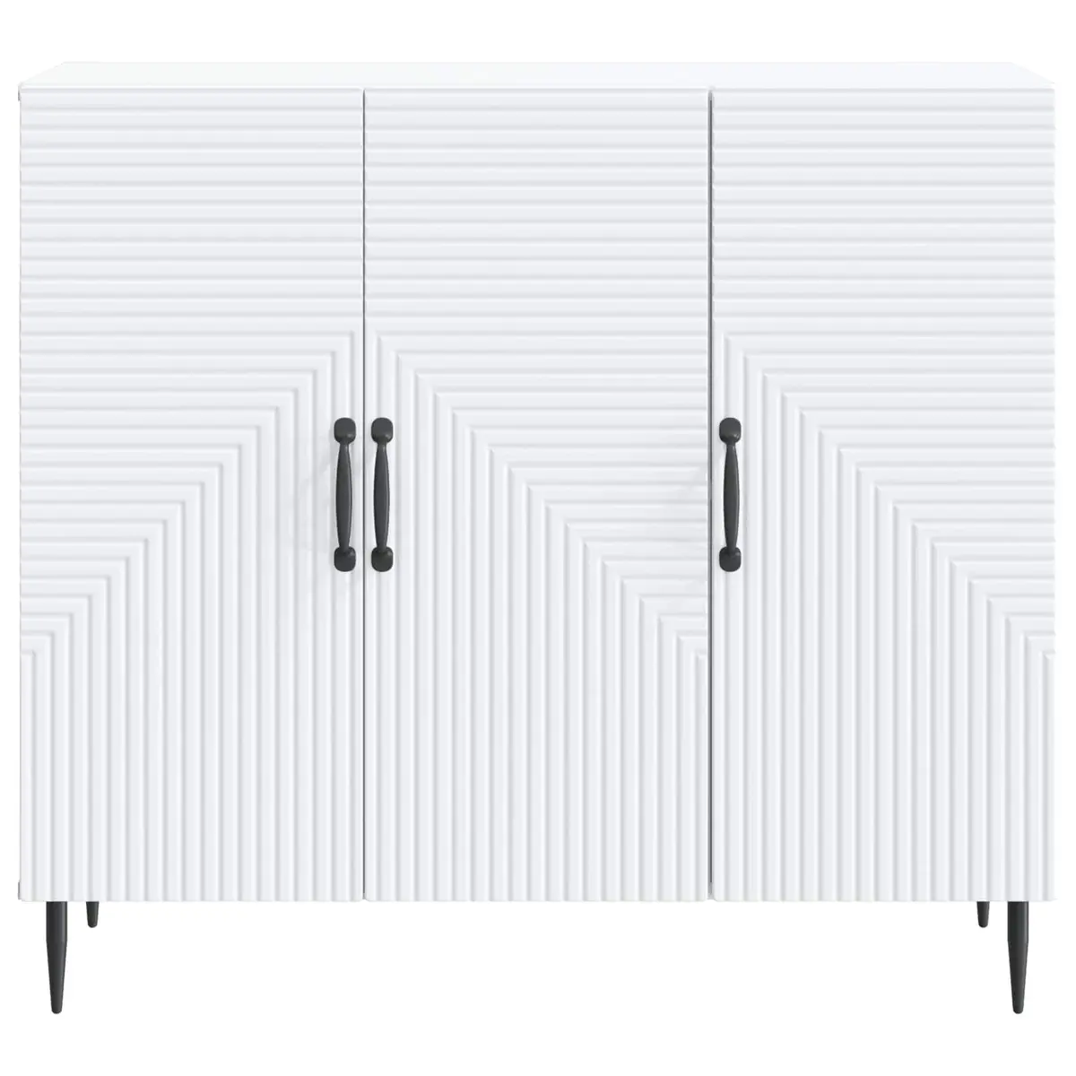 Vintage White Sideboard with Engineered Wood