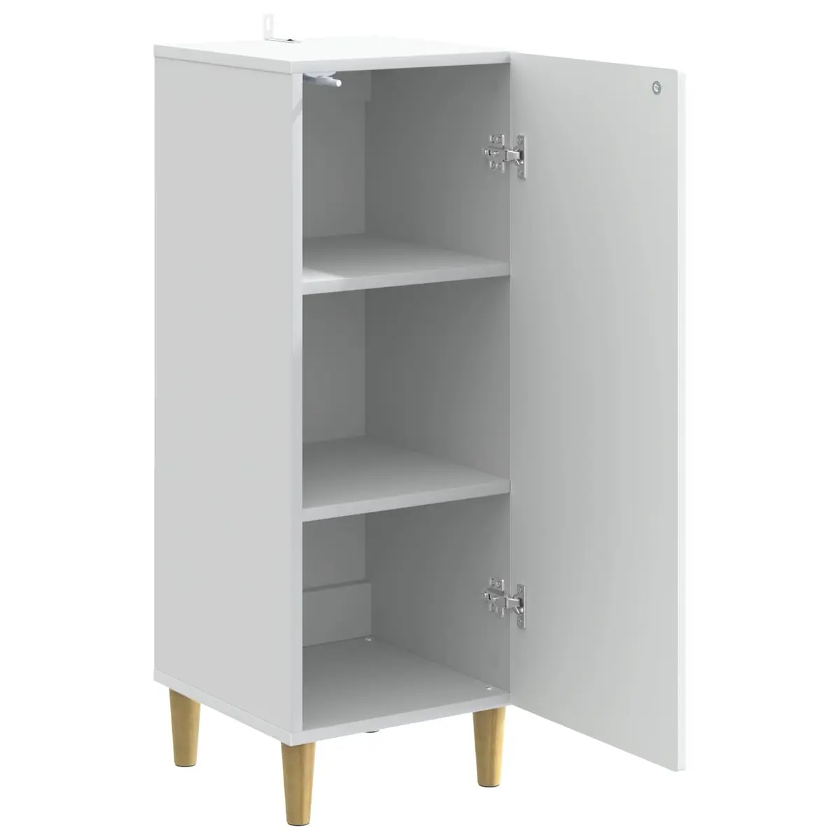 White Sideboard Storage Cabinet for Living Rooms