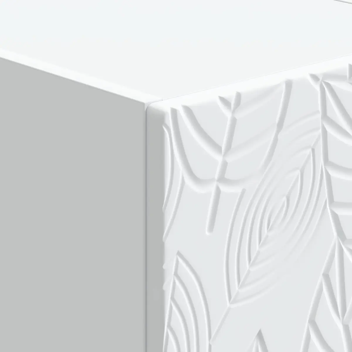 White Sideboard Storage Cabinet for Living Rooms