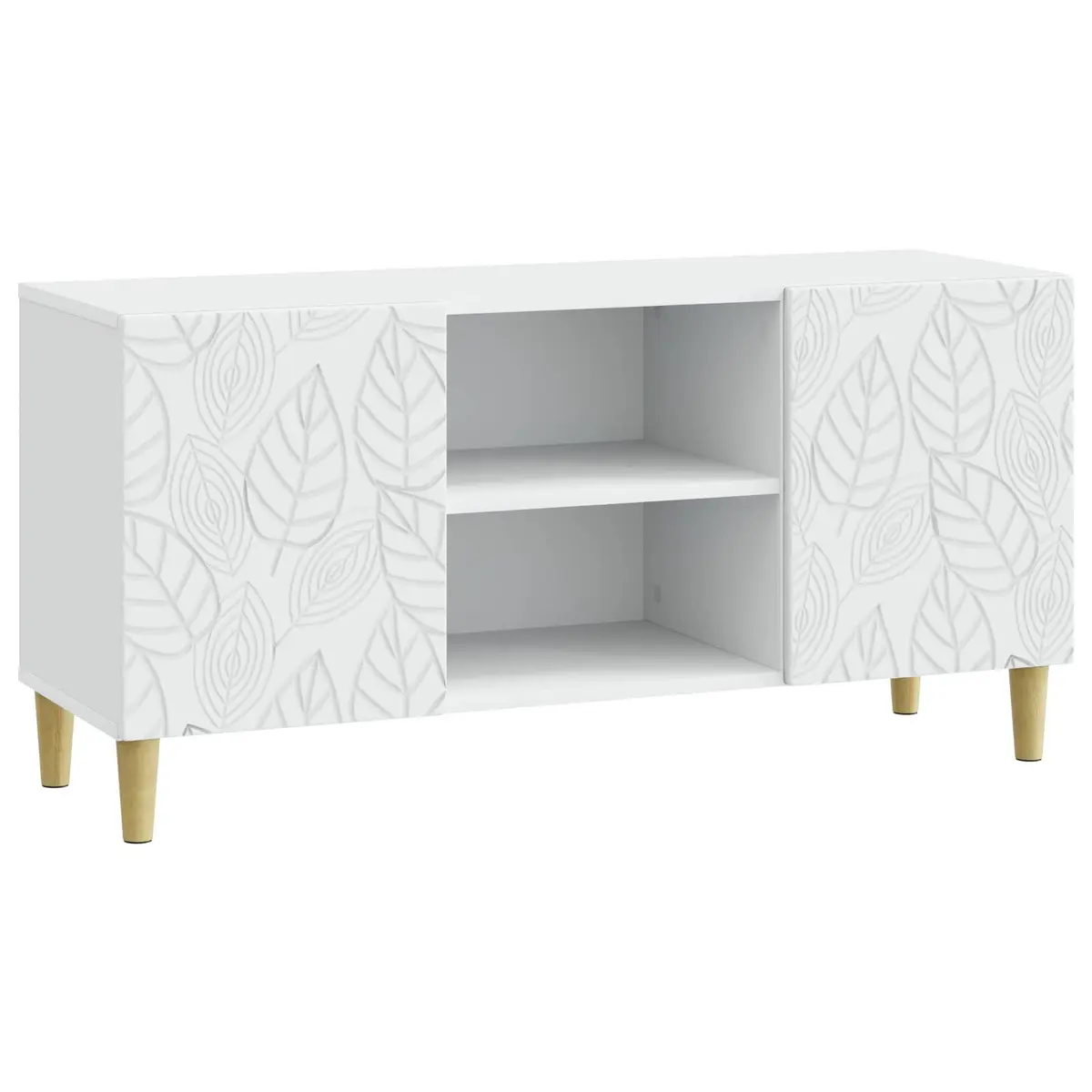 TV Cabinet Engineered Wood 102 x 34.5 x 50 cm White
