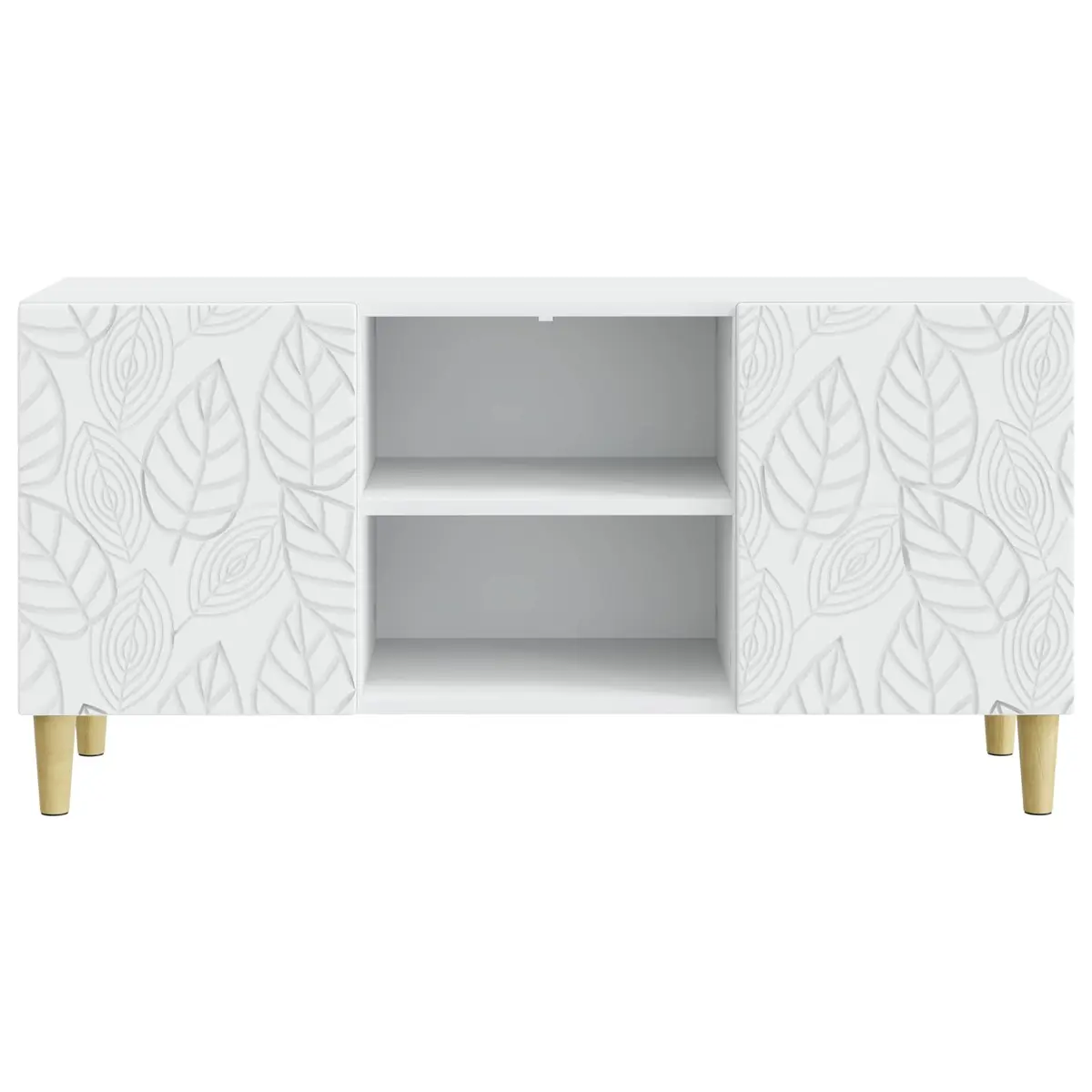 TV Cabinet Engineered Wood 102 x 34.5 x 50 cm White