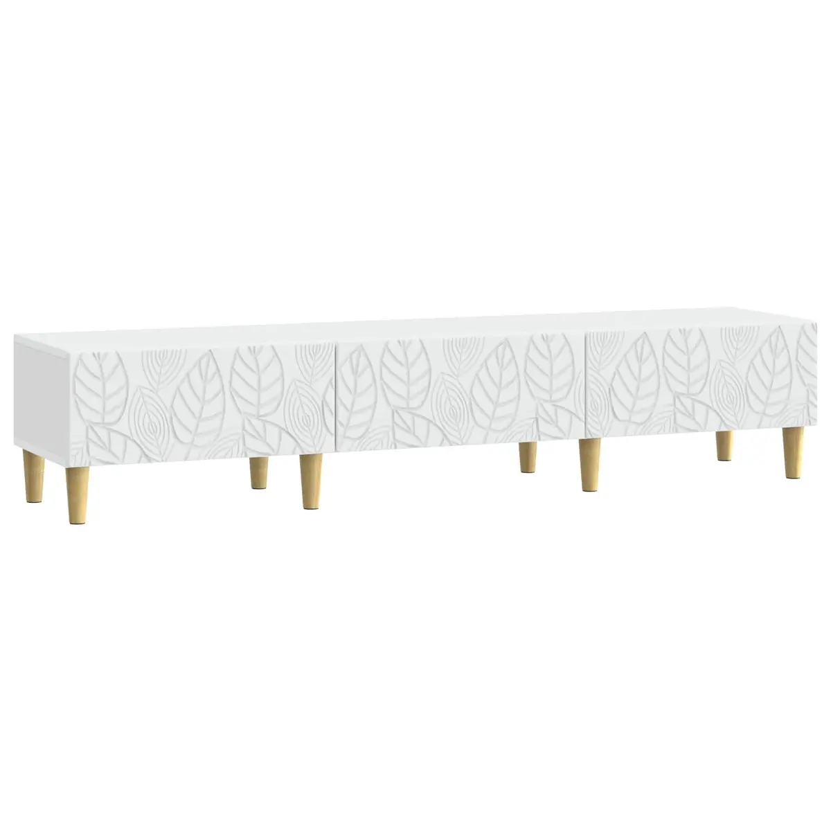 TV Cabinet Engineered Wood 147 x 34.5 x 30 cm White