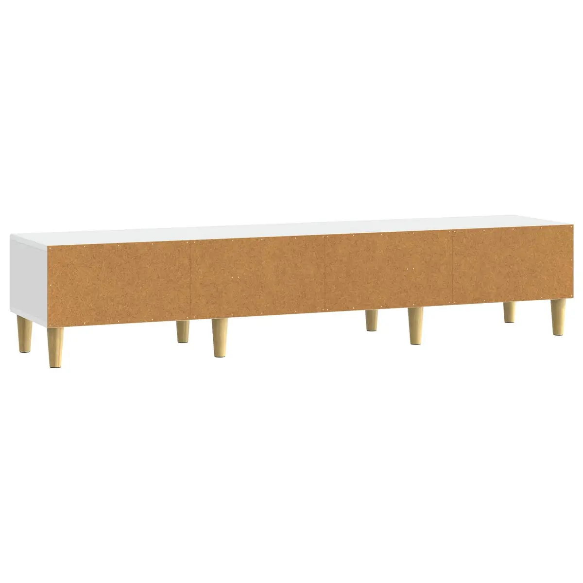 TV Cabinet Engineered Wood 147 x 34.5 x 30 cm White