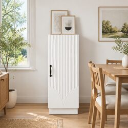 Elegant White Sideboard Storage Cabinet for Dining Rooms