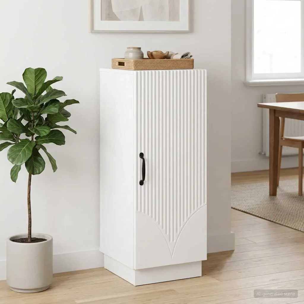 White Sideboard Storage Cabinet for Dining Rooms