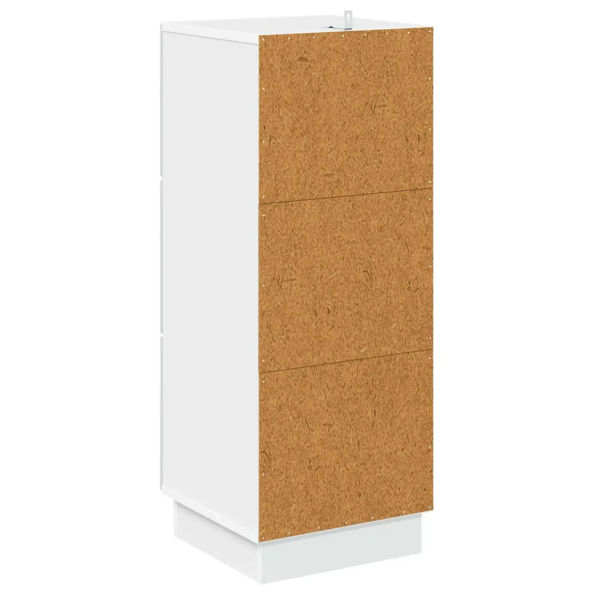 Drawer Cabinet Engineered Wood 33x34.5x87cm White