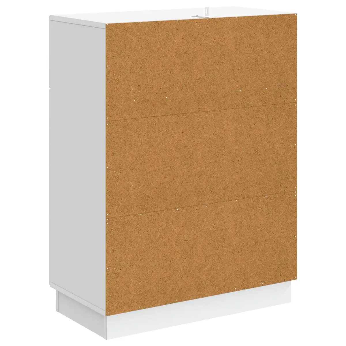 White Sideboard with Storage Capacity 66 x 34.5 x 87 cm