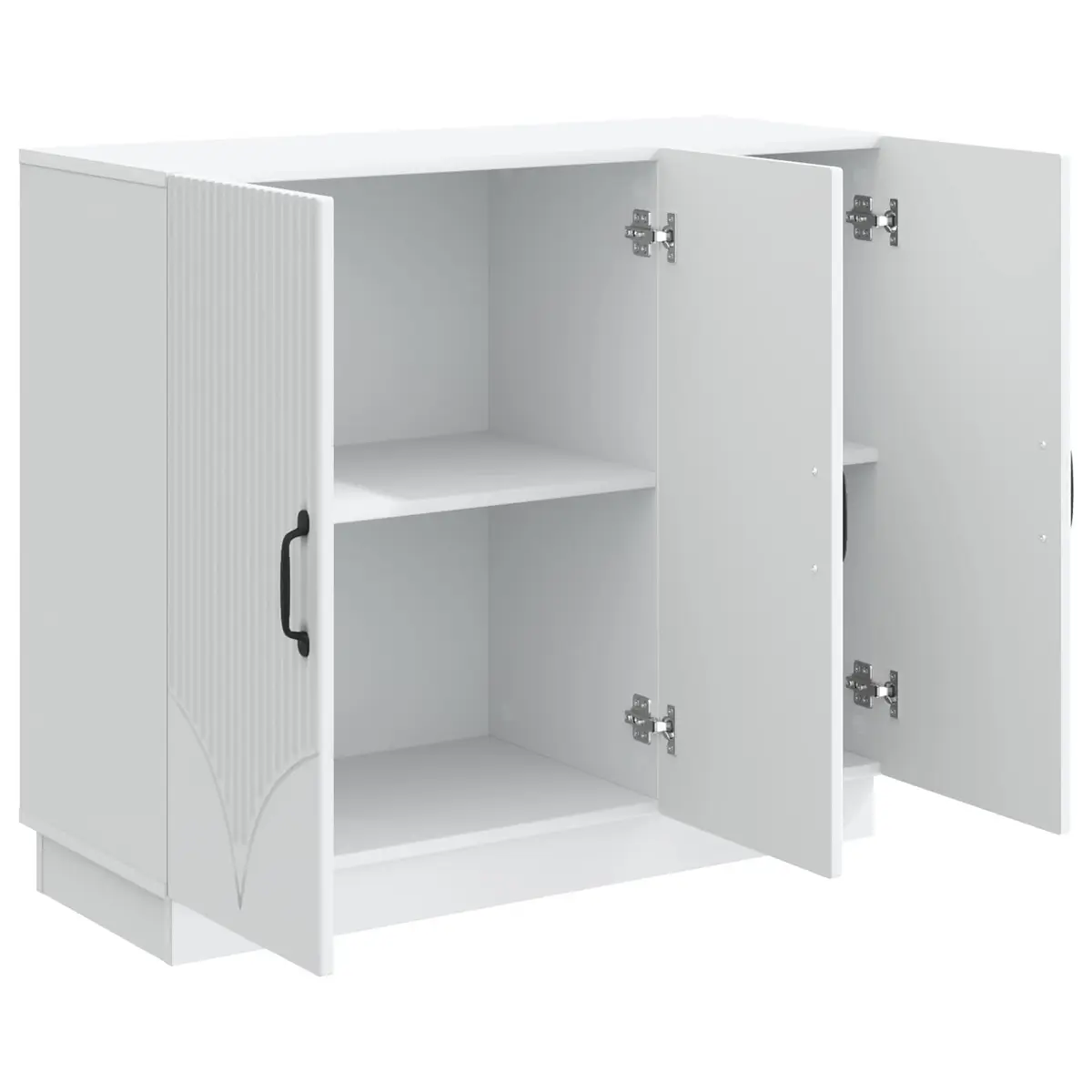 White Sideboard with Ample Storage Space