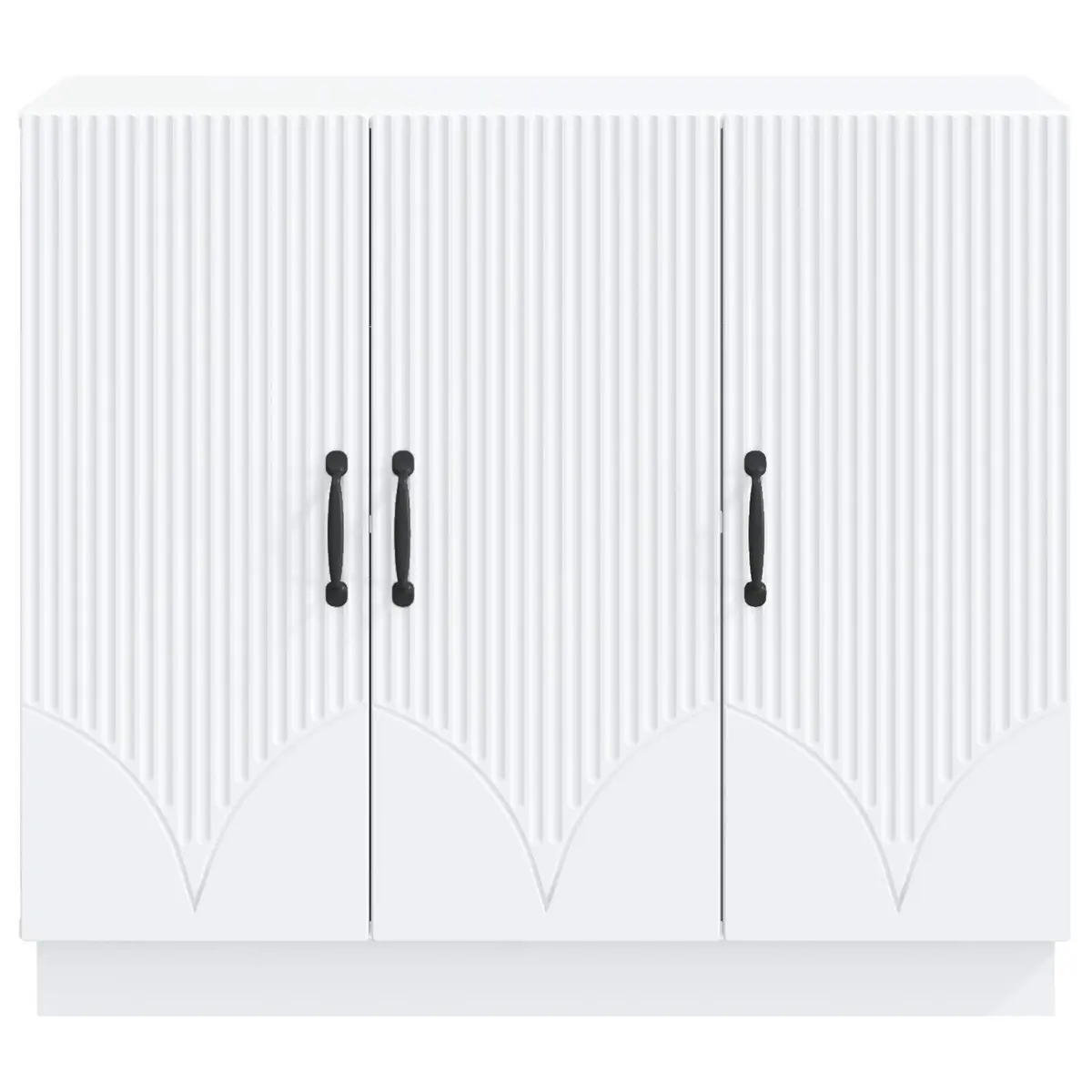 White Sideboard with Ample Storage Space