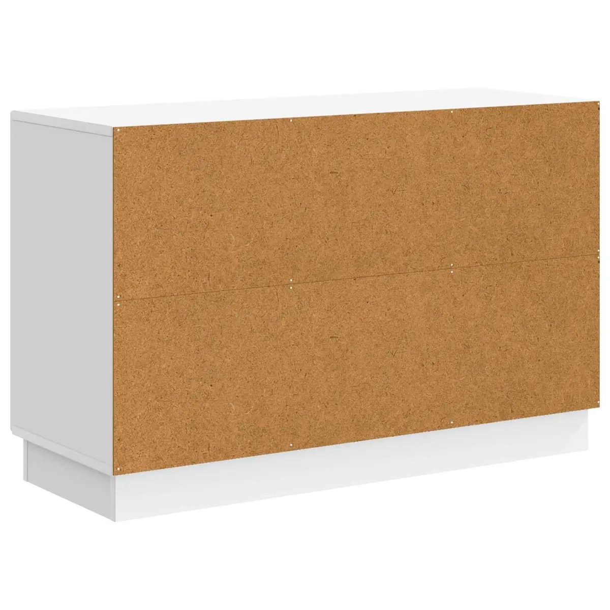 Engineered Wood White Sideboard with Storage Options