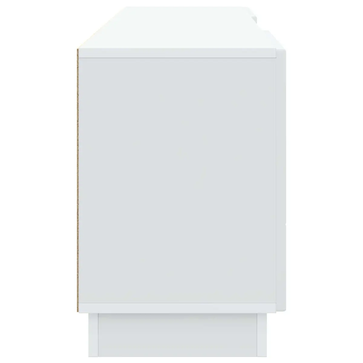 White 150cm Modern TV Cabinet with LED Lights