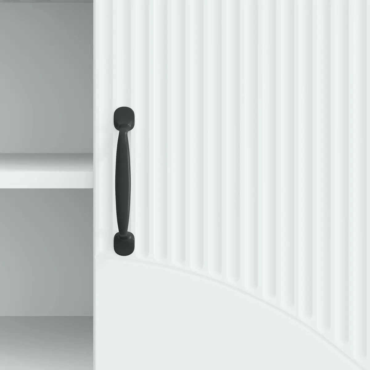 White 150cm Modern TV Cabinet with LED Lights
