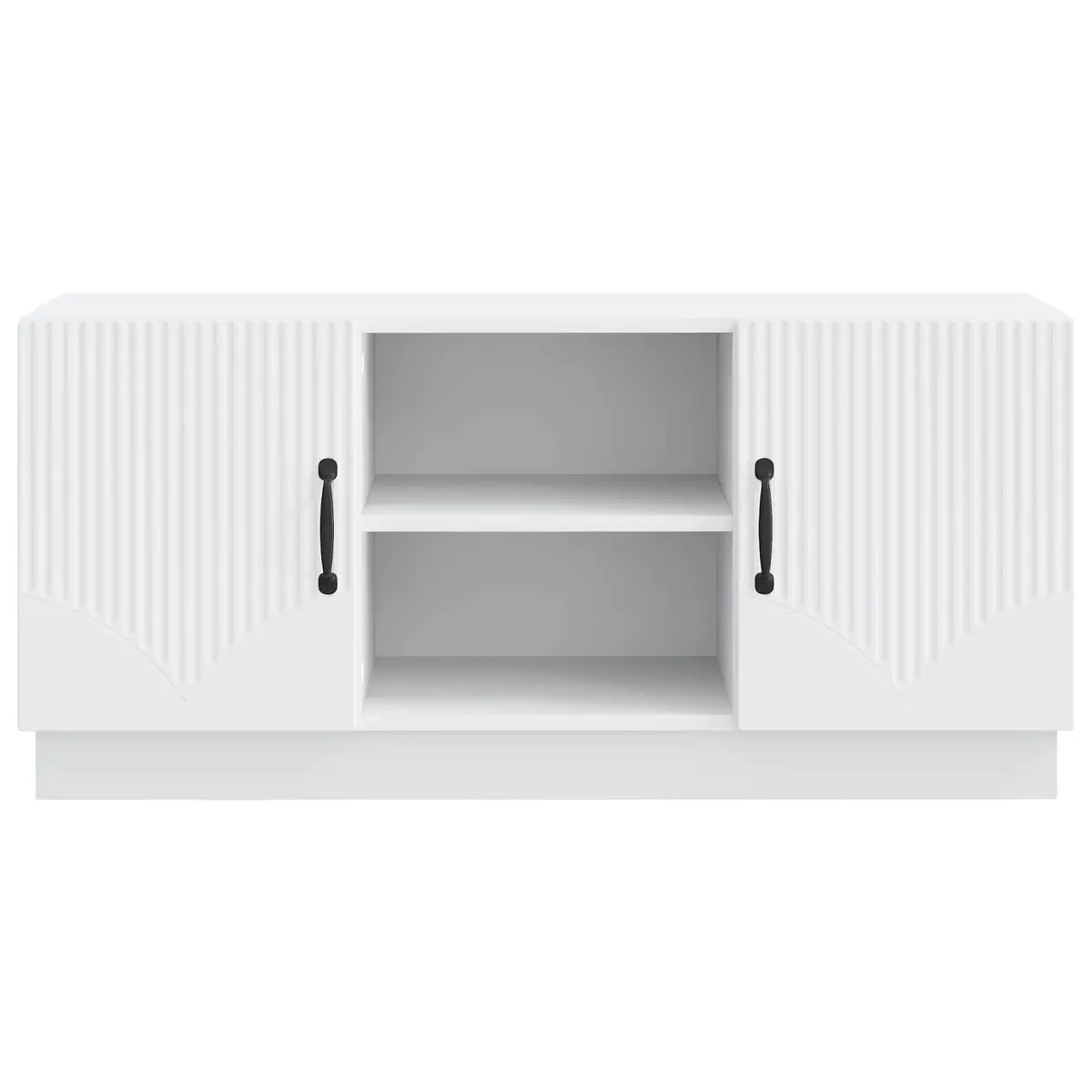 White TV Cabinet with Storage Solutions