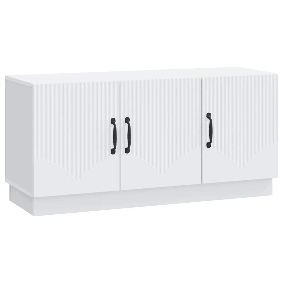 White TV Cabinet with Ample Storage