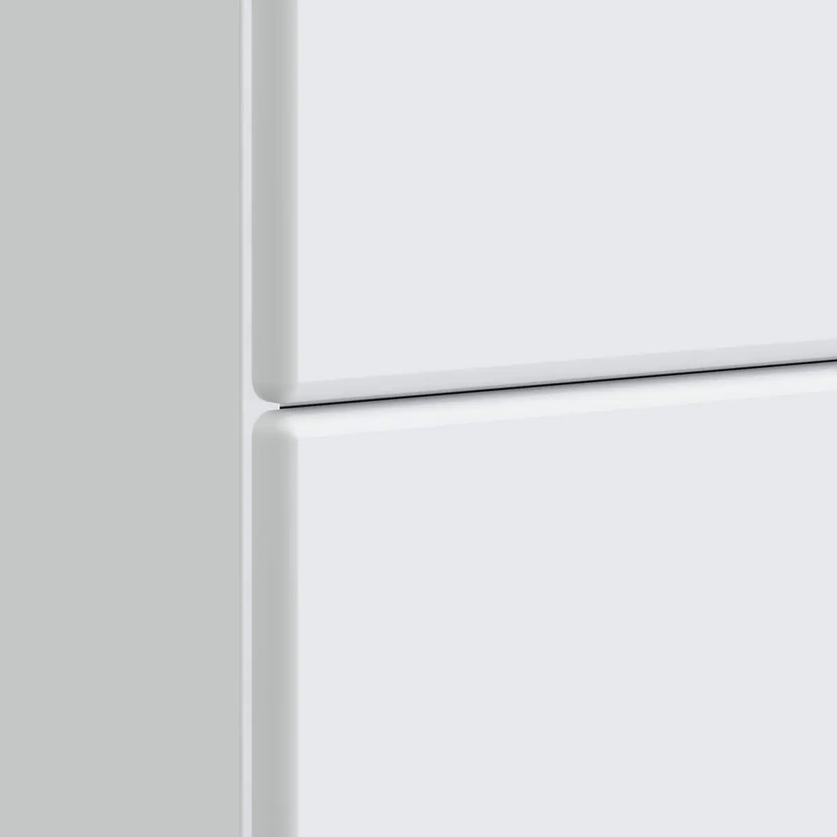 White Bedside Cabinet with Storage Drawer and Shelf
