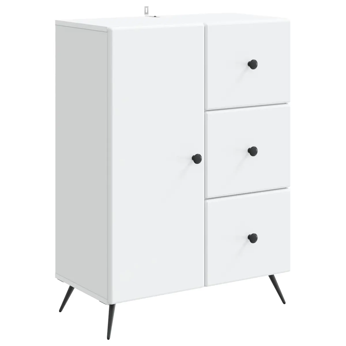 White Sideboard Buffet Cabinet for Dining Rooms
