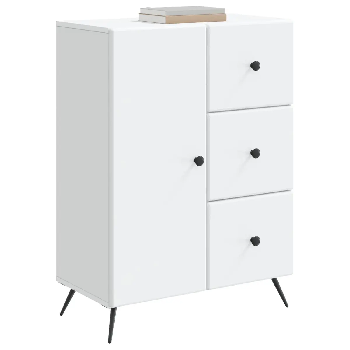 White Sideboard Buffet Cabinet for Dining Rooms