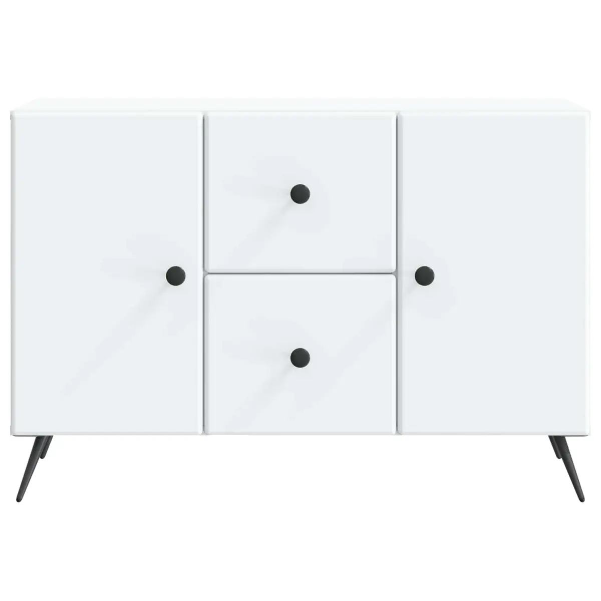 White Sideboard Buffet Storage Cabinet Dining Room Living Room Organizer