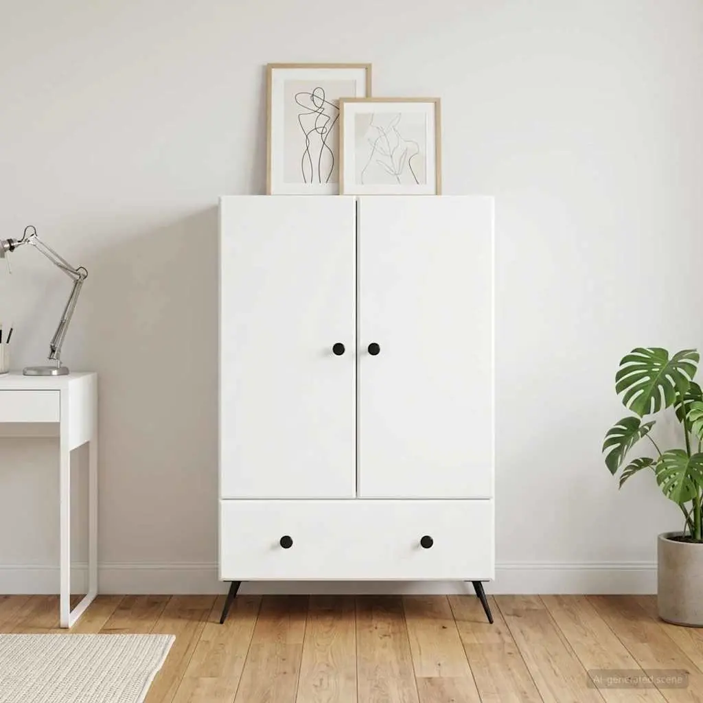White Sideboard Buffet Cabinet for Storage