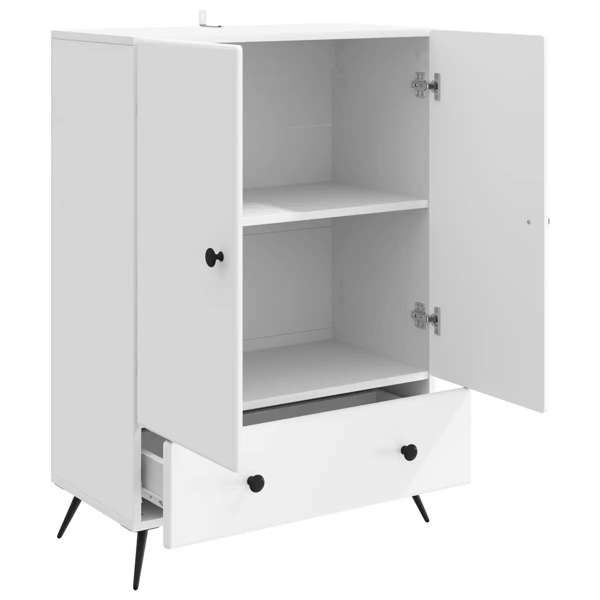 White Sideboard Buffet Cabinet for Storage