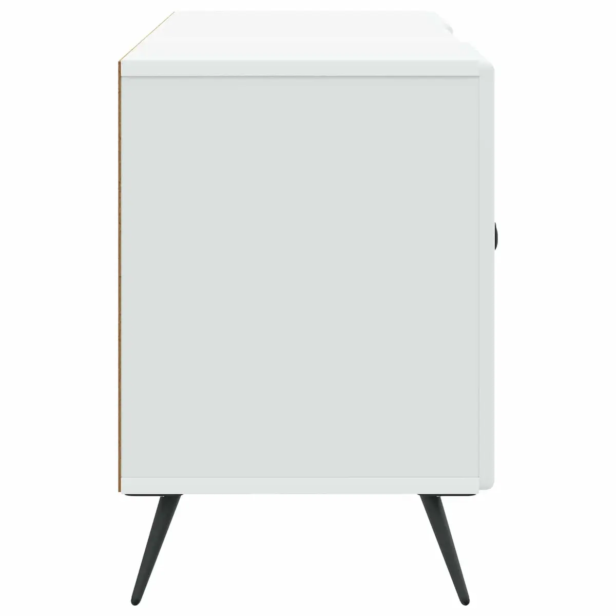 White Engineered Wood TV Cabinet 102 x 34.5 x 50 cm