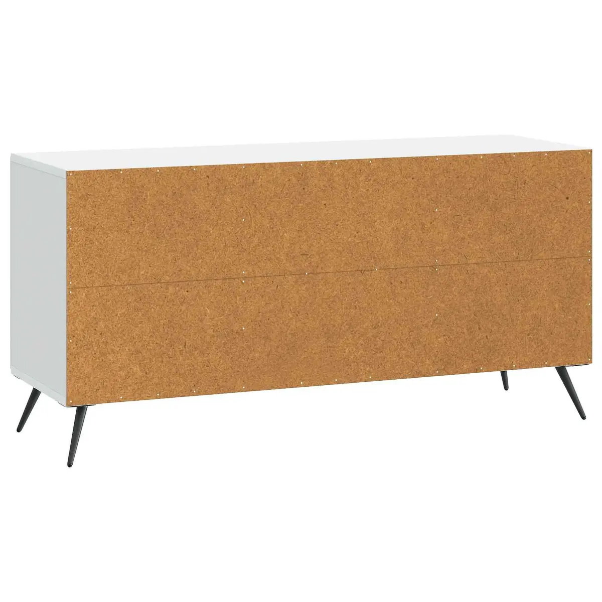 White Engineered Wood TV Cabinet 102 x 34.5 x 50 cm
