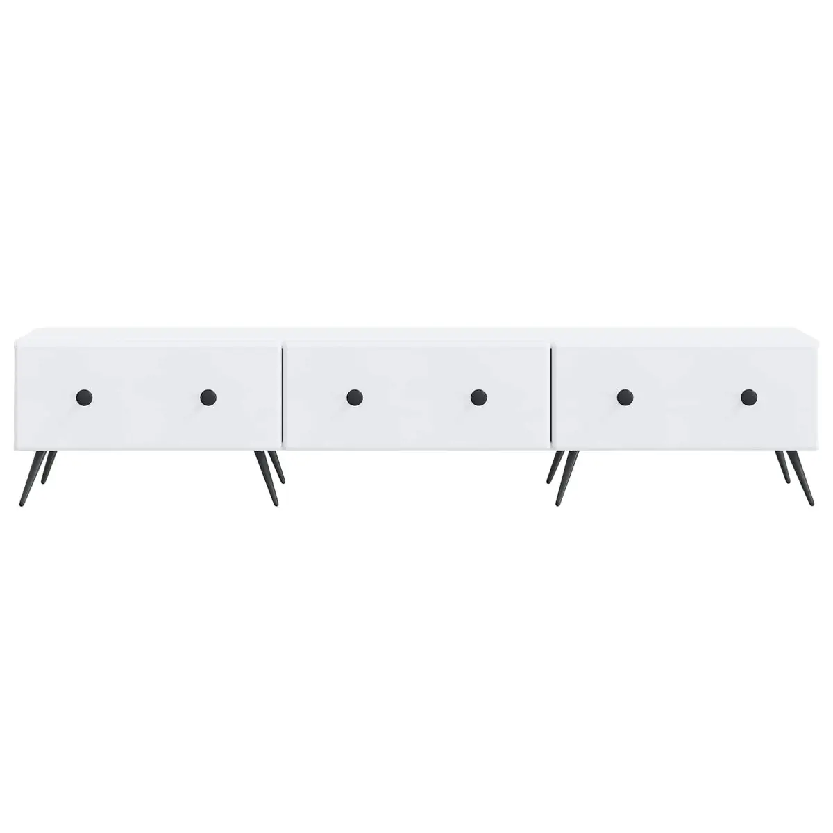 TV Cabinet Engineered Wood 147x34.5x30cm White