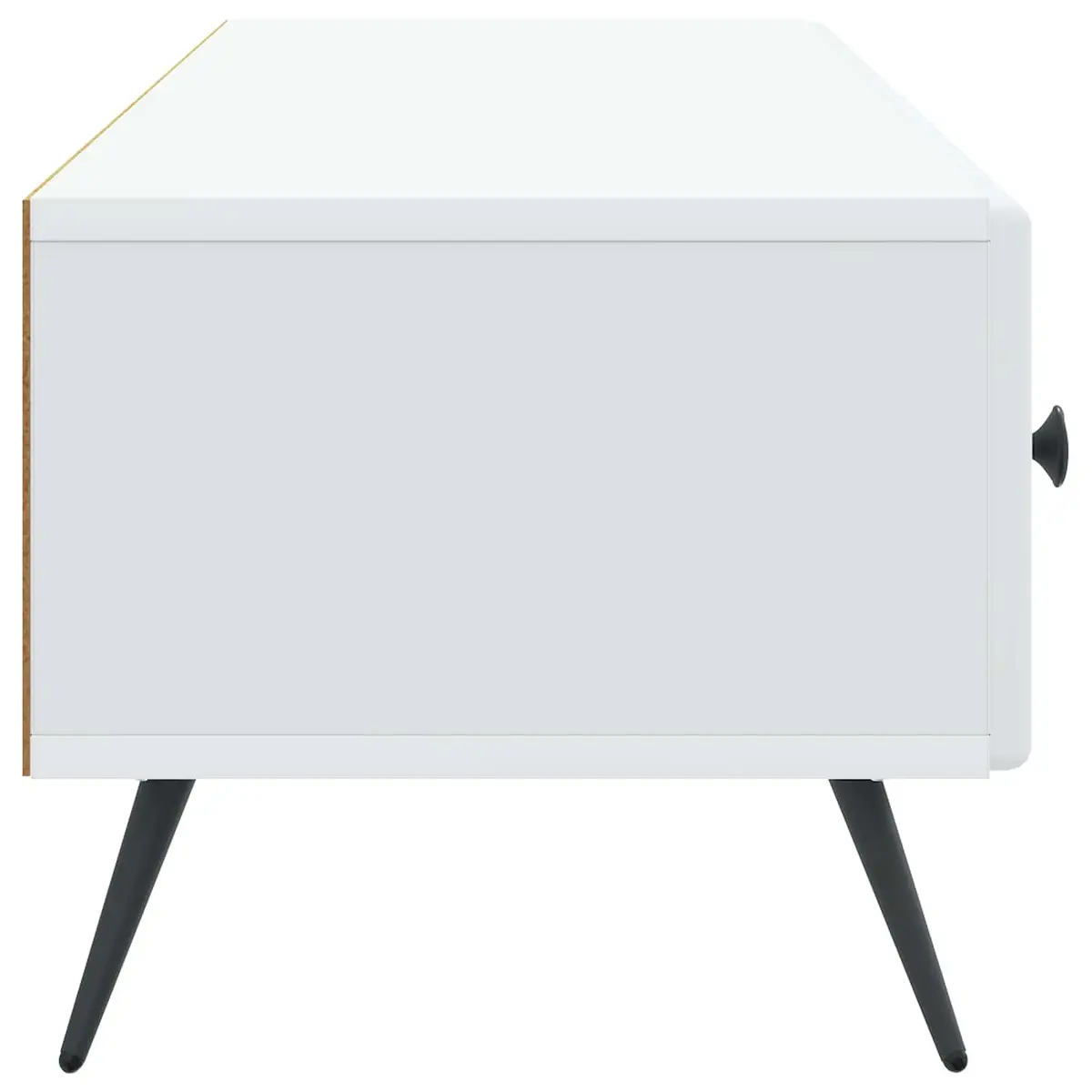 TV Cabinet Engineered Wood 147x34.5x30cm White