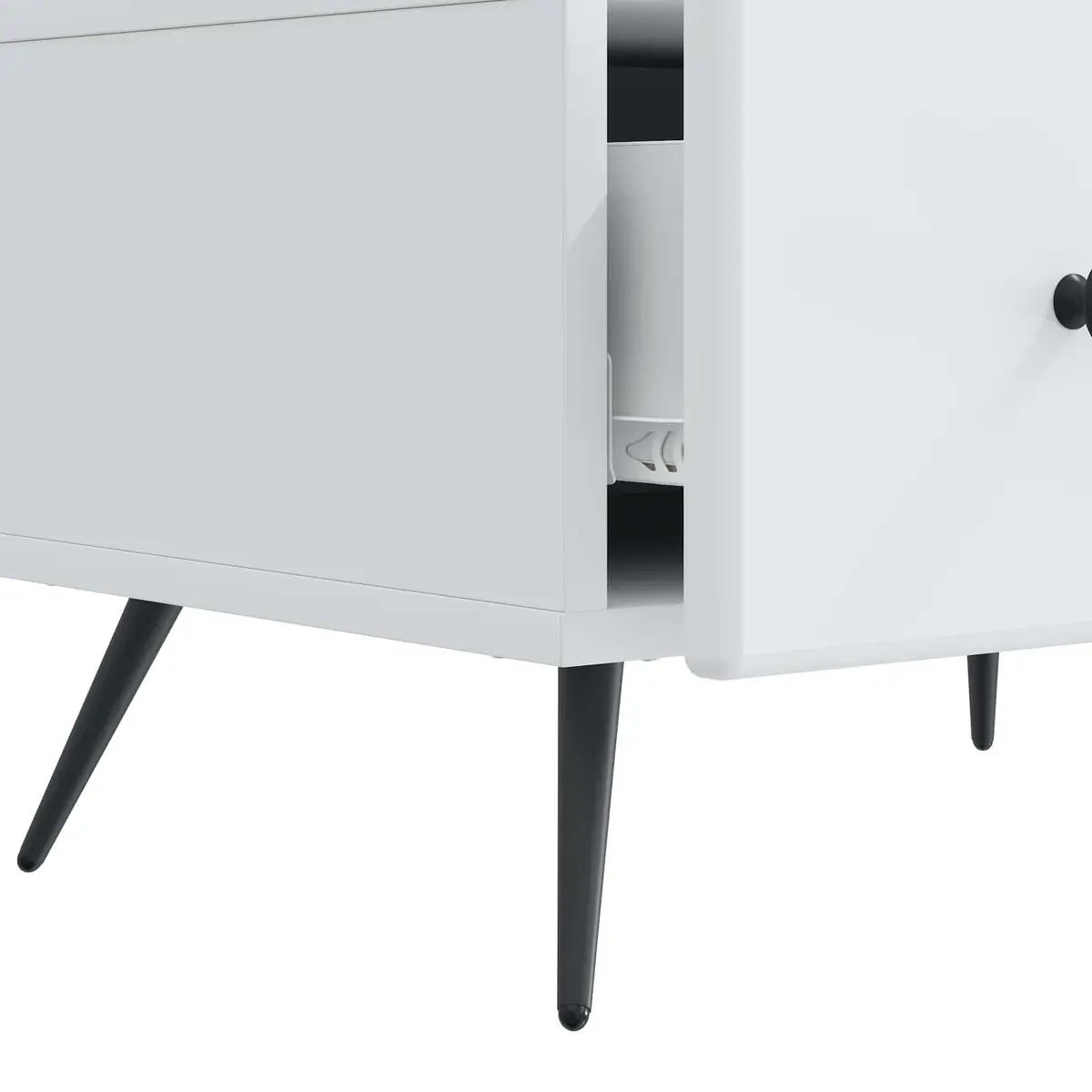 TV Cabinet Engineered Wood 147x34.5x30cm White