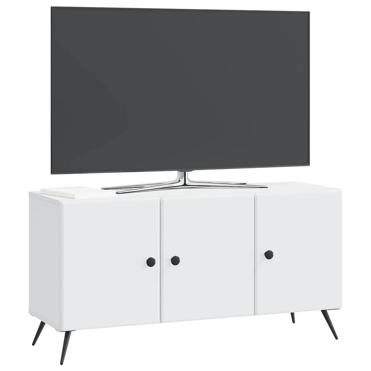 TV Cabinet Engineered Wood 99 x 34.5 x 50 cm White