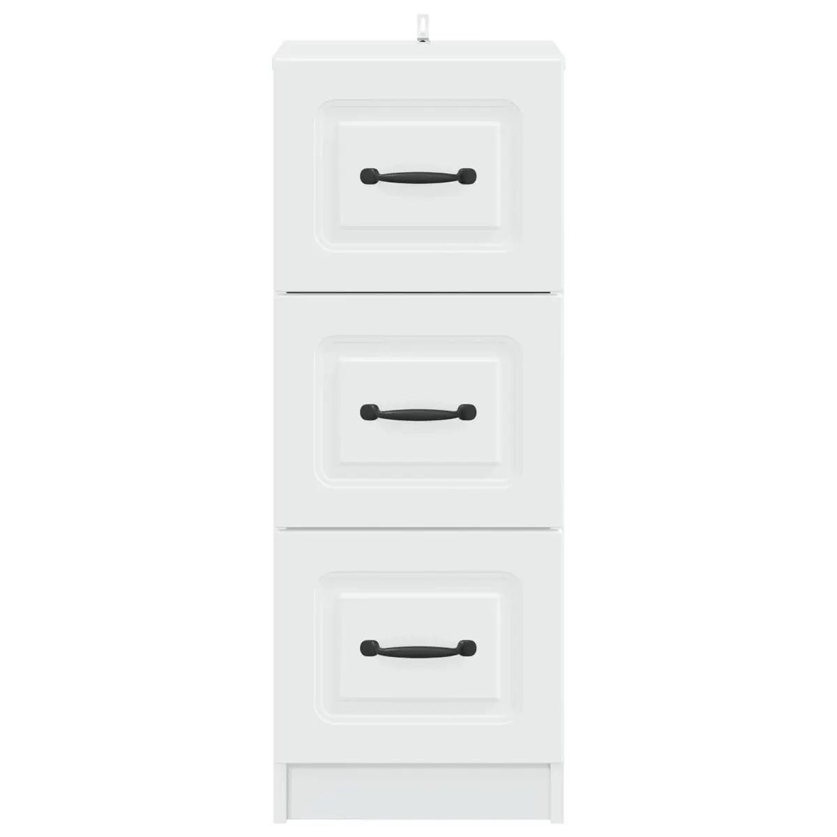 Drawer Cabinet Engineered Wood 33 x 34.5 x 87 cm White