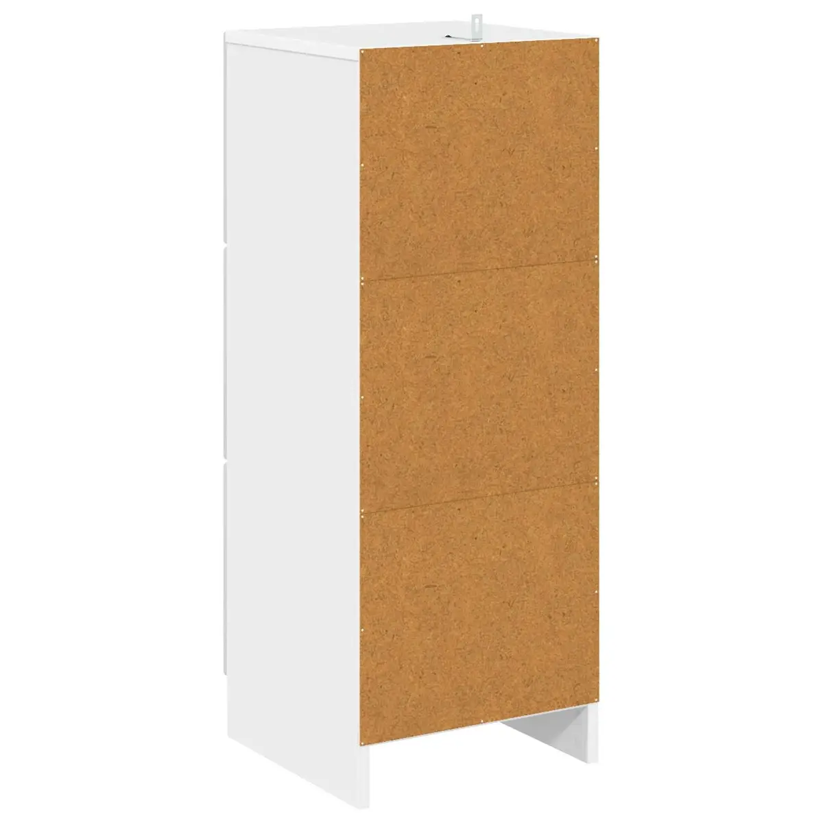 Drawer Cabinet Engineered Wood 33 x 34.5 x 87 cm White