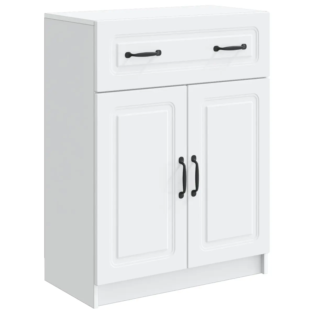 White Sideboard Storage Cabinet for Living Spaces