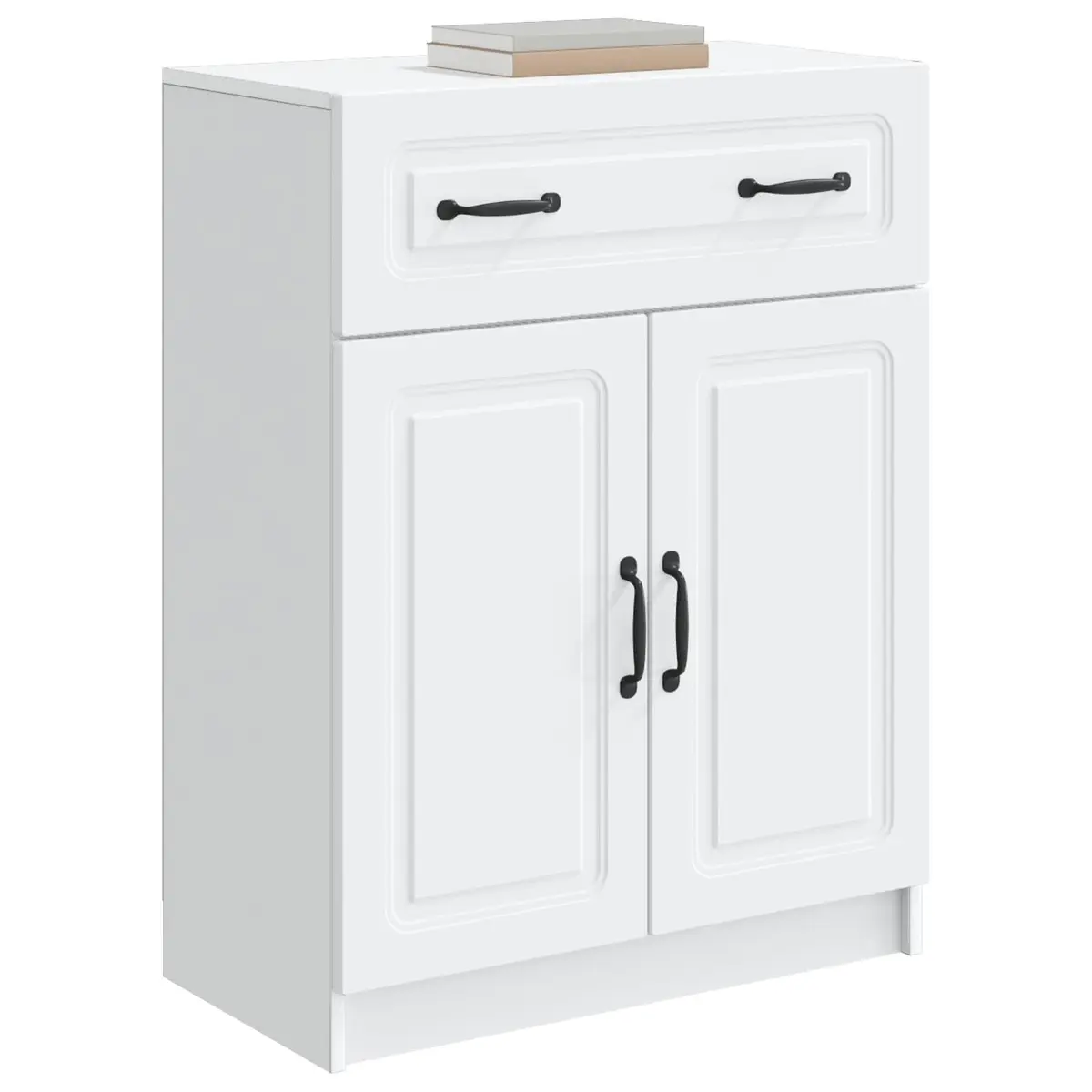White Sideboard Storage Cabinet for Living Spaces