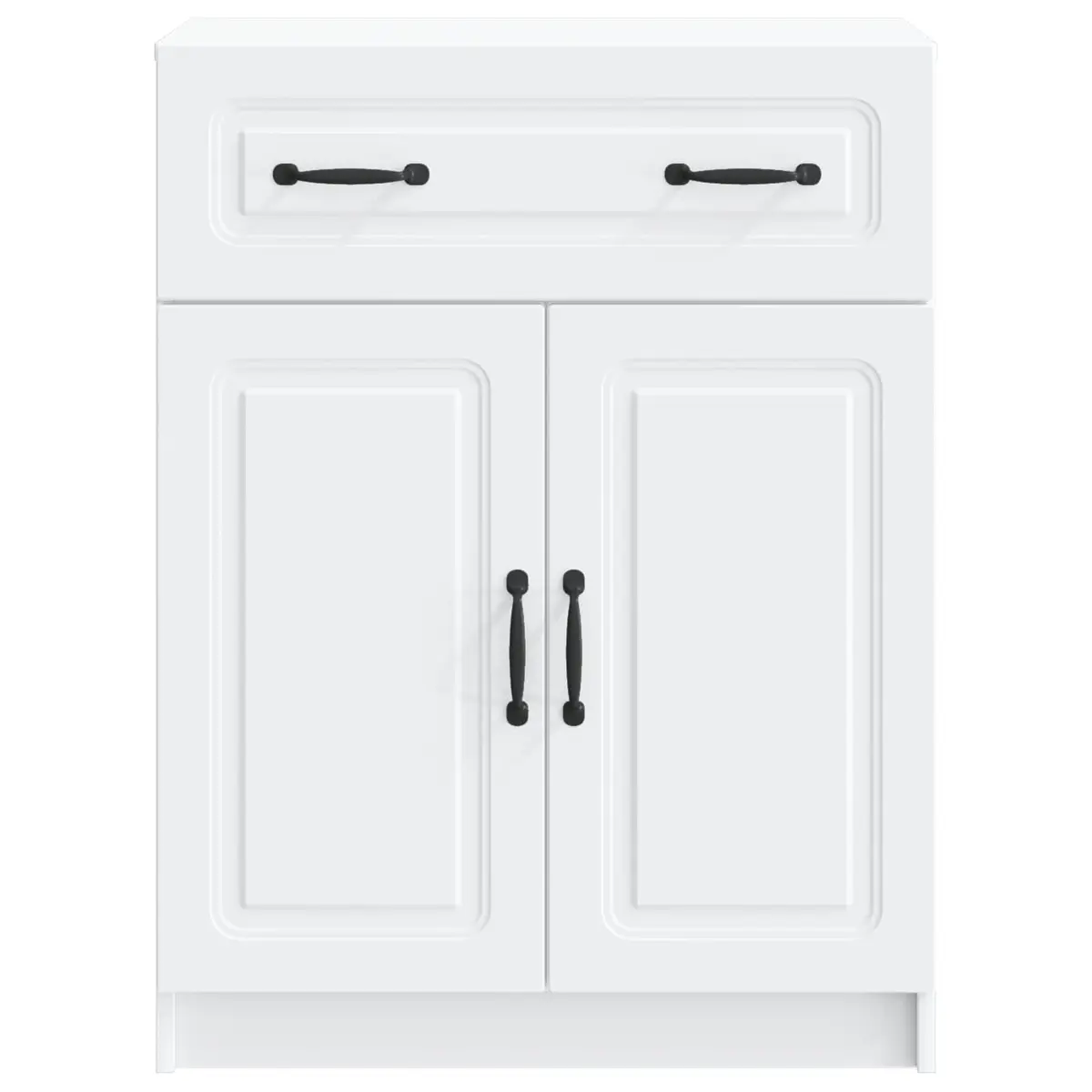 White Sideboard Storage Cabinet for Living Spaces