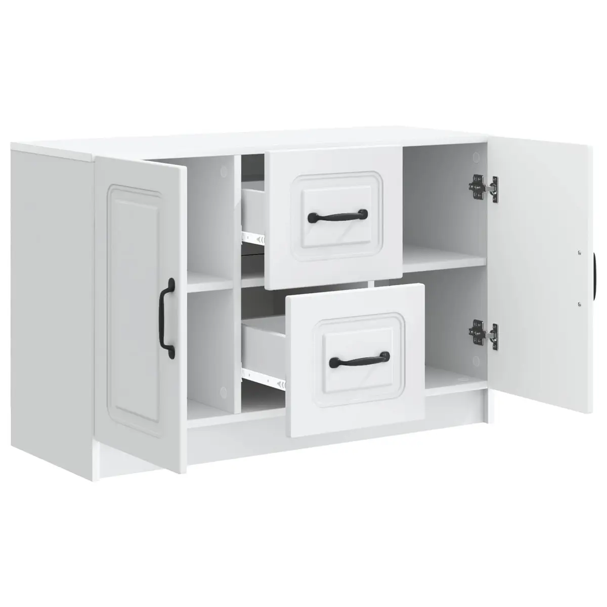 White Sideboard Storage Cabinet
