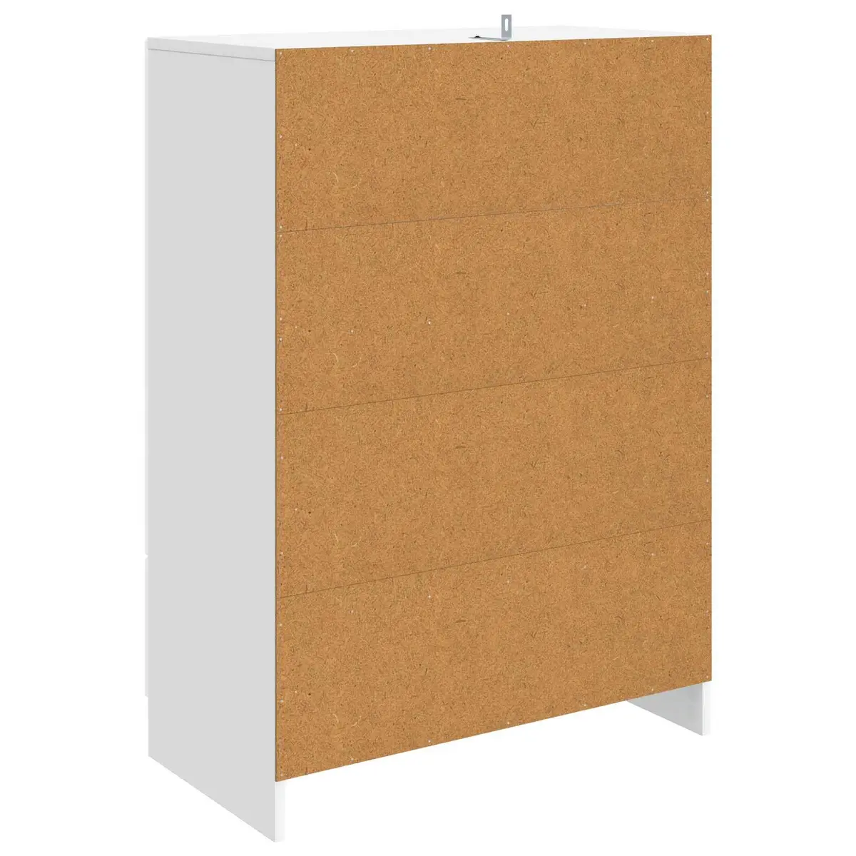 White Sideboard Storage Cabinet 66x34.5x92cm