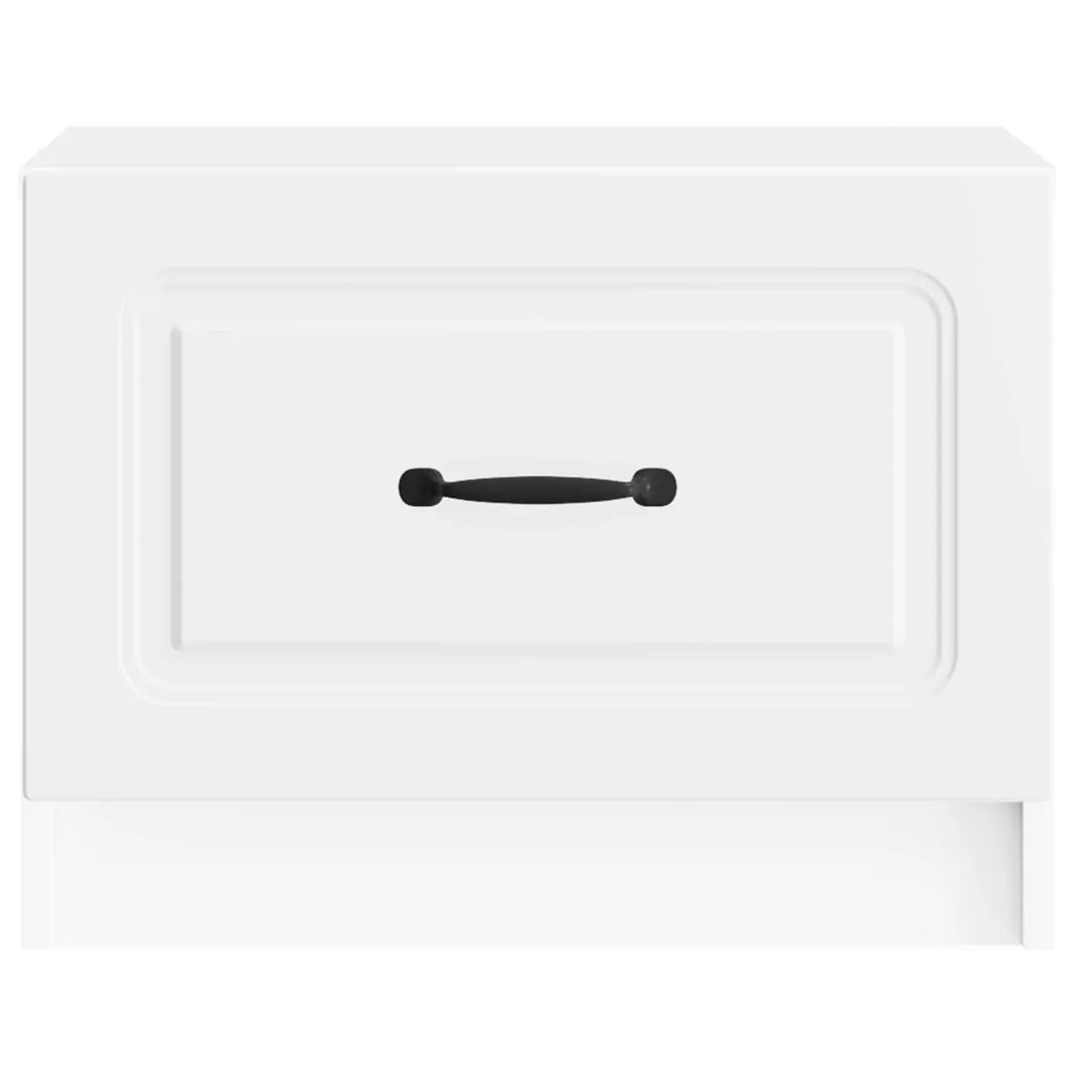 Coffee Table with Storage Drawer White Modern Accent Living Room Furniture