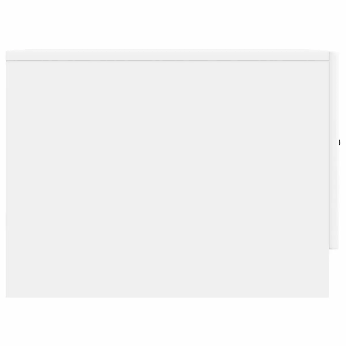 Coffee Table with Storage Drawer White Modern Accent Living Room Furniture