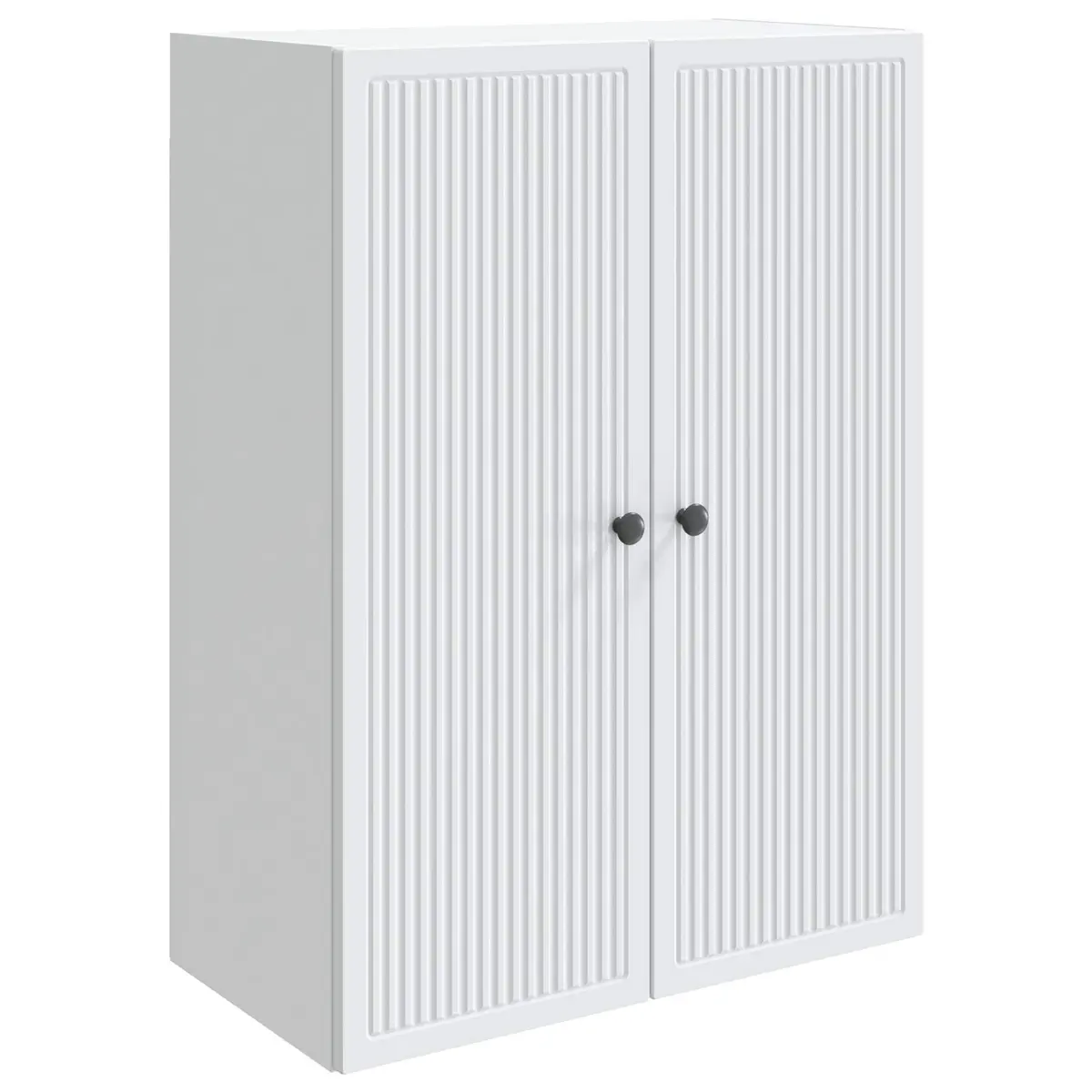 Wall-Mounted Storage Cabinet in White