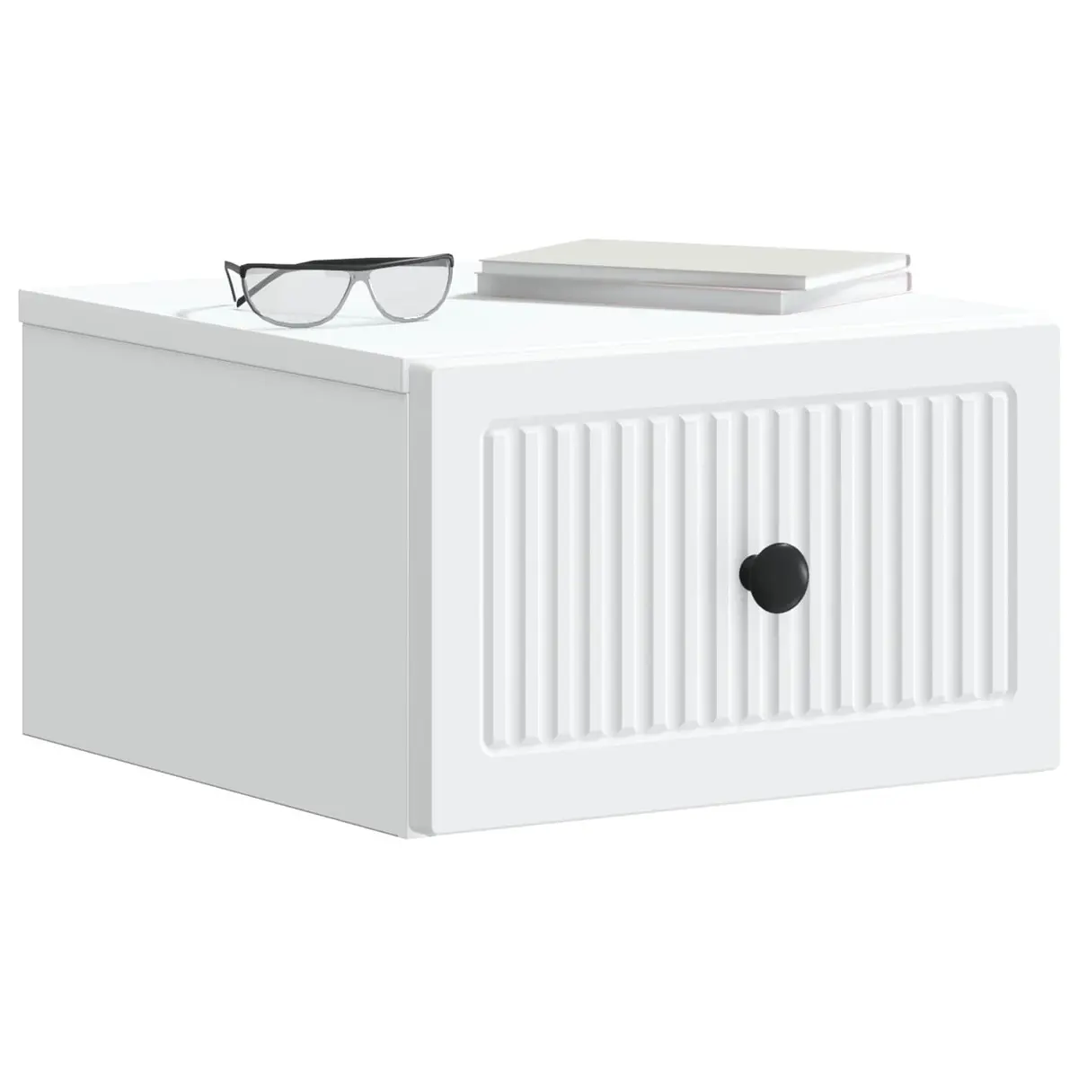 Wall-Mounted Bedside Cabinet with Drawer