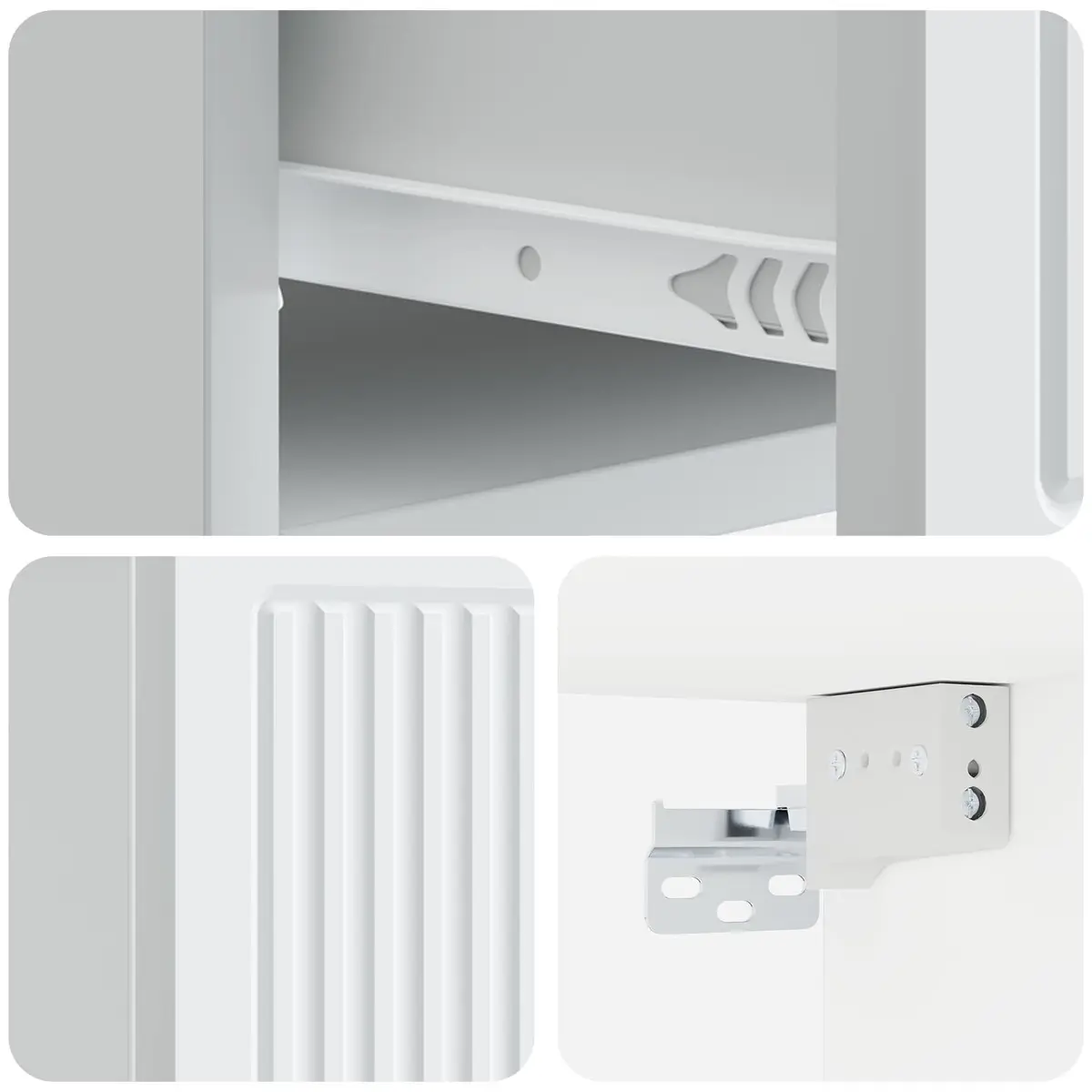Wall-Mounted Bedside Cabinet with Drawer