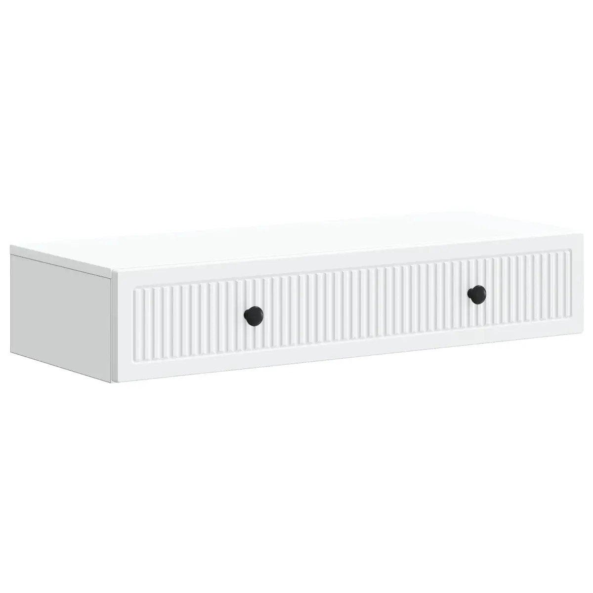 Wall-Mounted Storage Cabinet in White 87.5cm