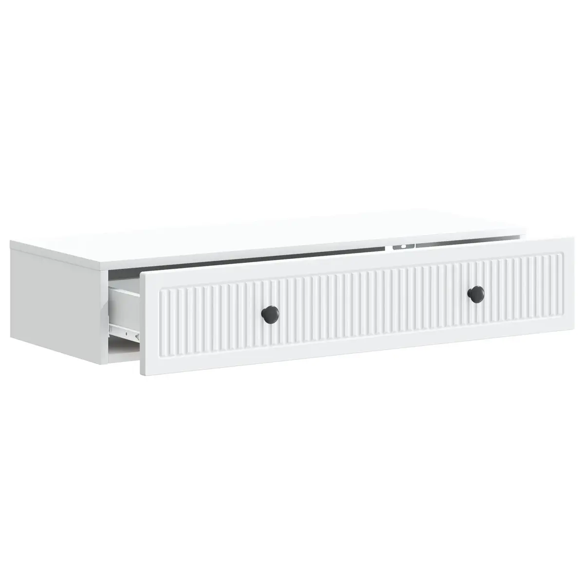 Wall-Mounted Storage Cabinet in White 87.5cm