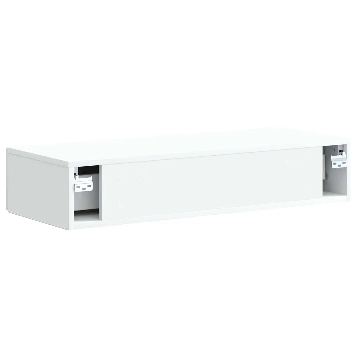 Wall-Mounted Storage Cabinet in White 87.5cm