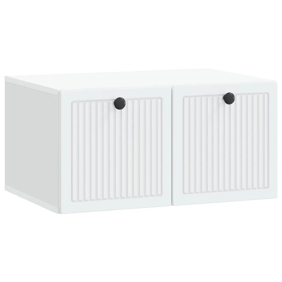 Wall-Mounted TV Cabinet in White