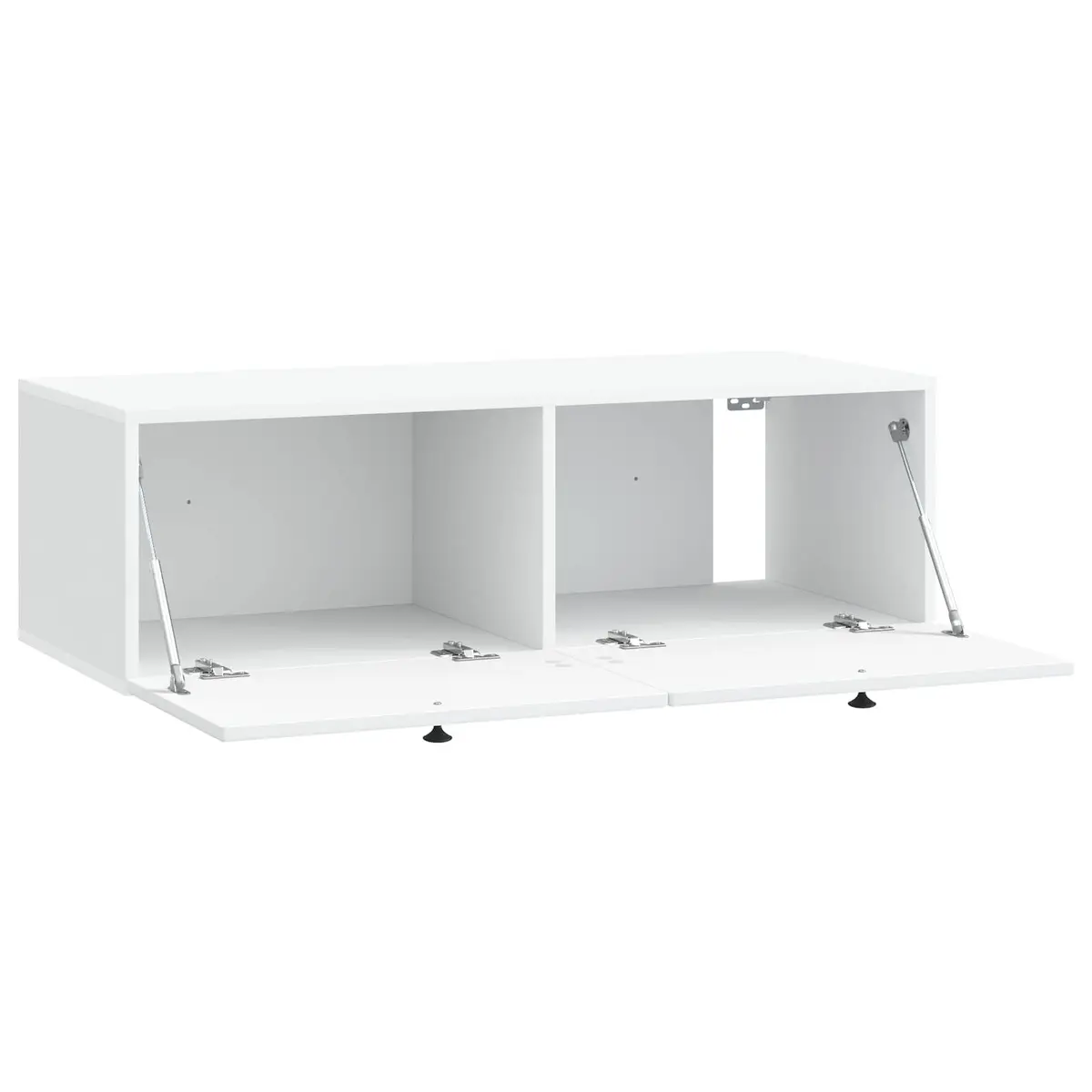 Wall-Mounted TV Cabinet Engineered Wood 98cm White
