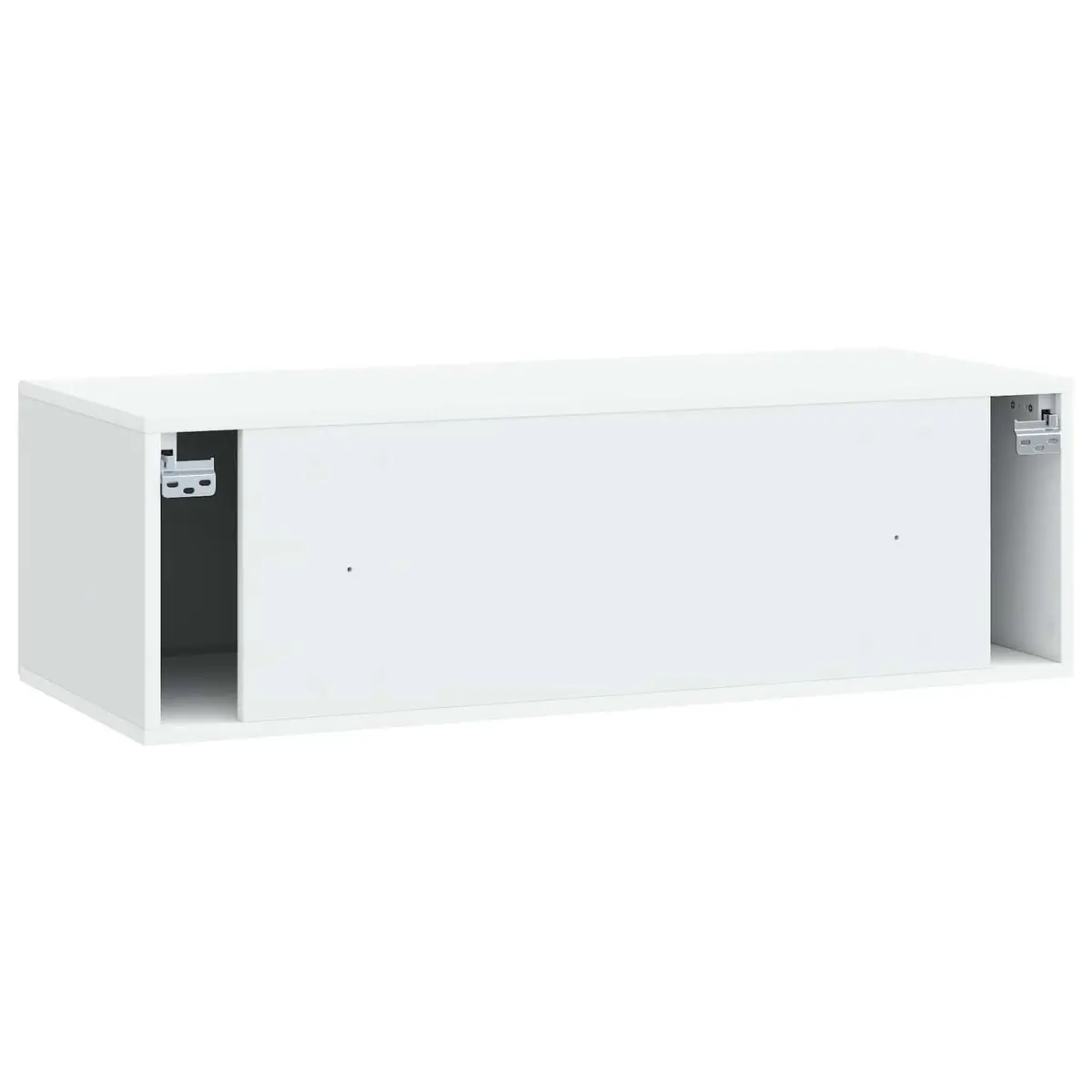 Wall-Mounted TV Cabinet Engineered Wood 98cm White