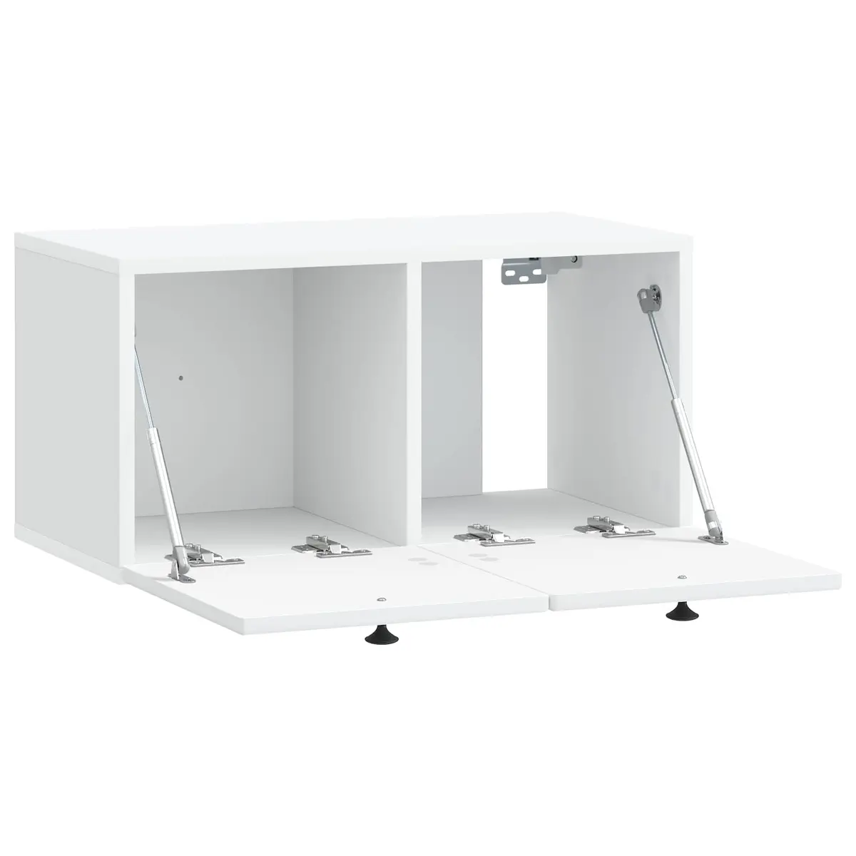 Wall-Mounted TV Cabinet Engineered Wood 59.5 x 31 x 30 cm White